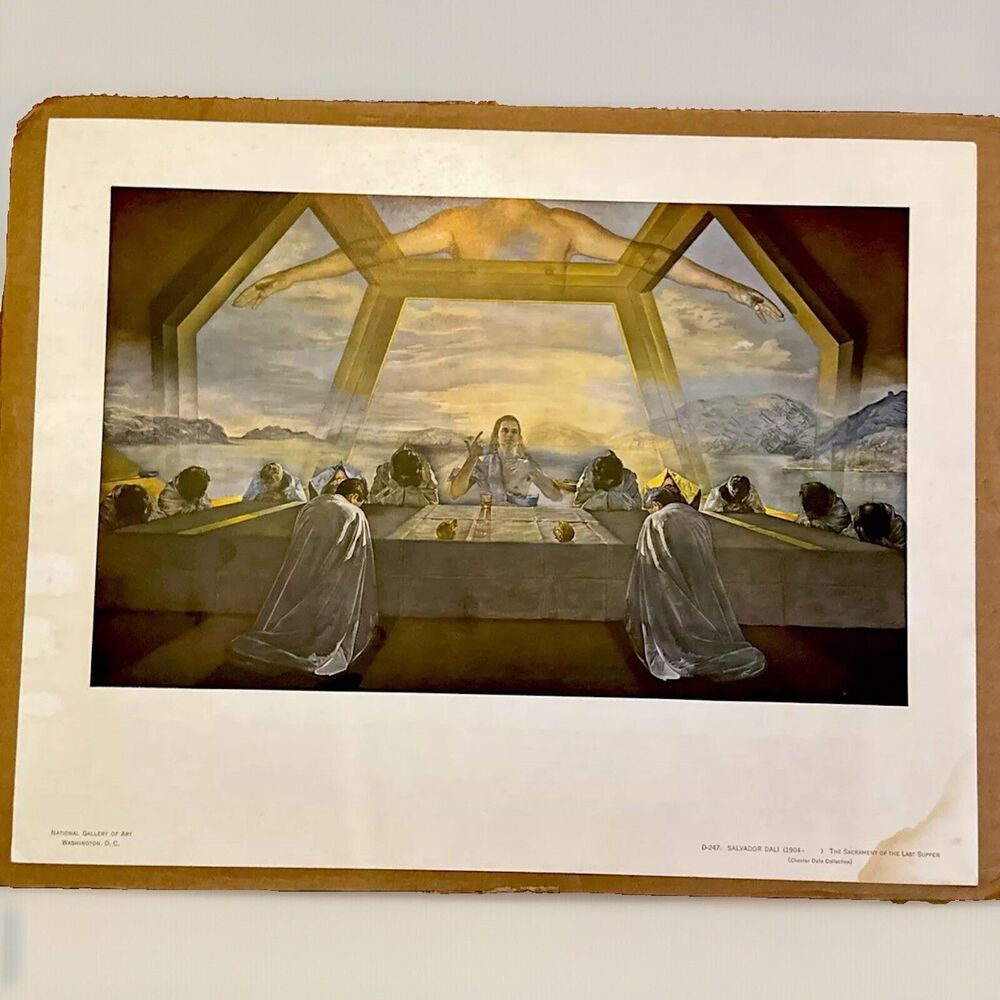 Salvador Dali The Sacrament of the Last Supper Print, 14 5/8" x 11 1/4" (Paper)